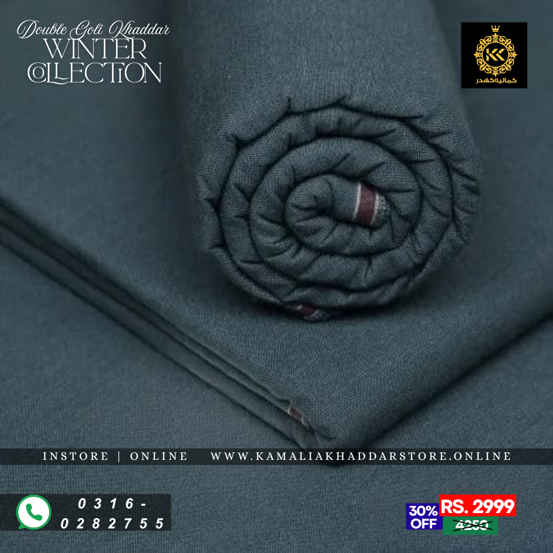 Malaysia Premium Double Goli | Men’s Unstitched Khaddar Suits
