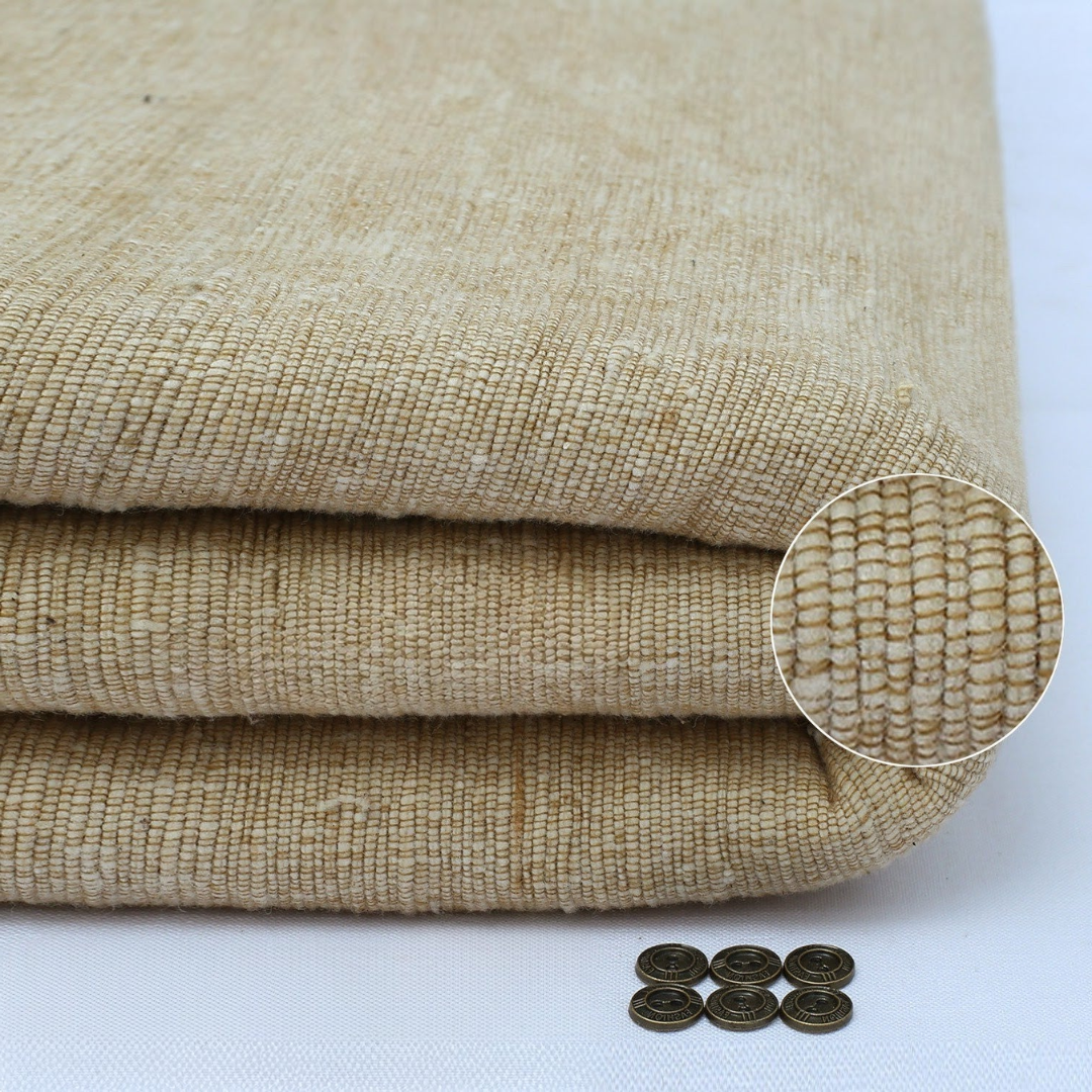 Light Beige Pure Handmade Khaddar | Men’s Unstitched Khaddar Suits