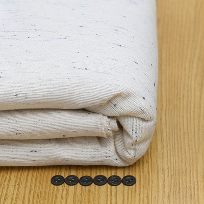 Dotted Off White Khaddar – Men’s Unstitched Handmade Khaddi Fabric