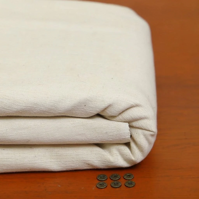 Creamy White Khaddar – Men’s Unstitched Handmade Khaddi Fabric