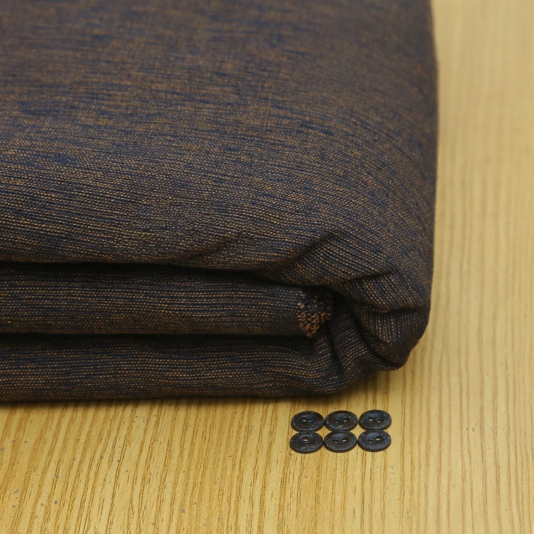 Dark Brown TR Khaddar – Men’s Unstitched Handmade Khaddi