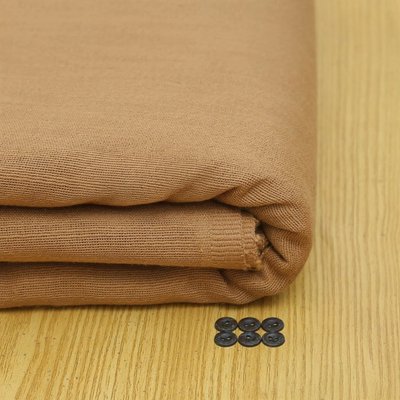 Light Brown Khaddar – Men’s Unstitched Handmade Khaddi Fabric