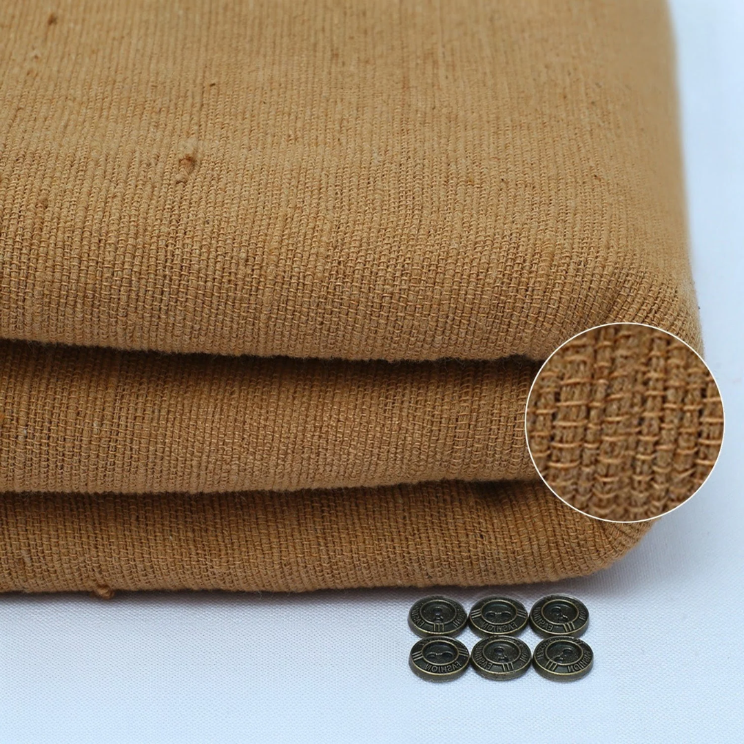 Natural Brown Khaddar – Men’s Unstitched Handmade Khaddi Fabric