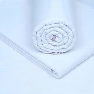 Pure White Double Goli | Men’s Unstitched Khaddar Suits
