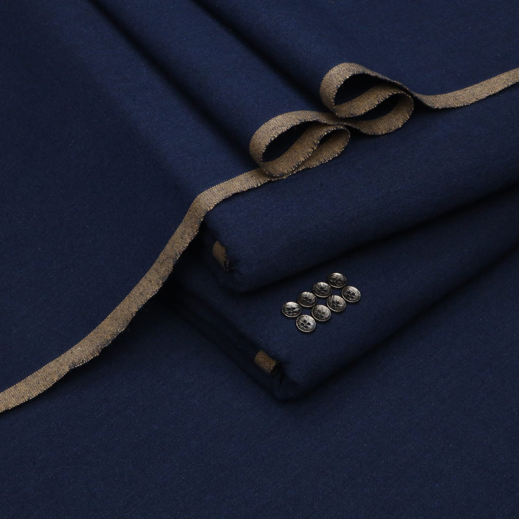 Navy Blue Premium Khaddar | Men’s Unstitched Khaddar Suits