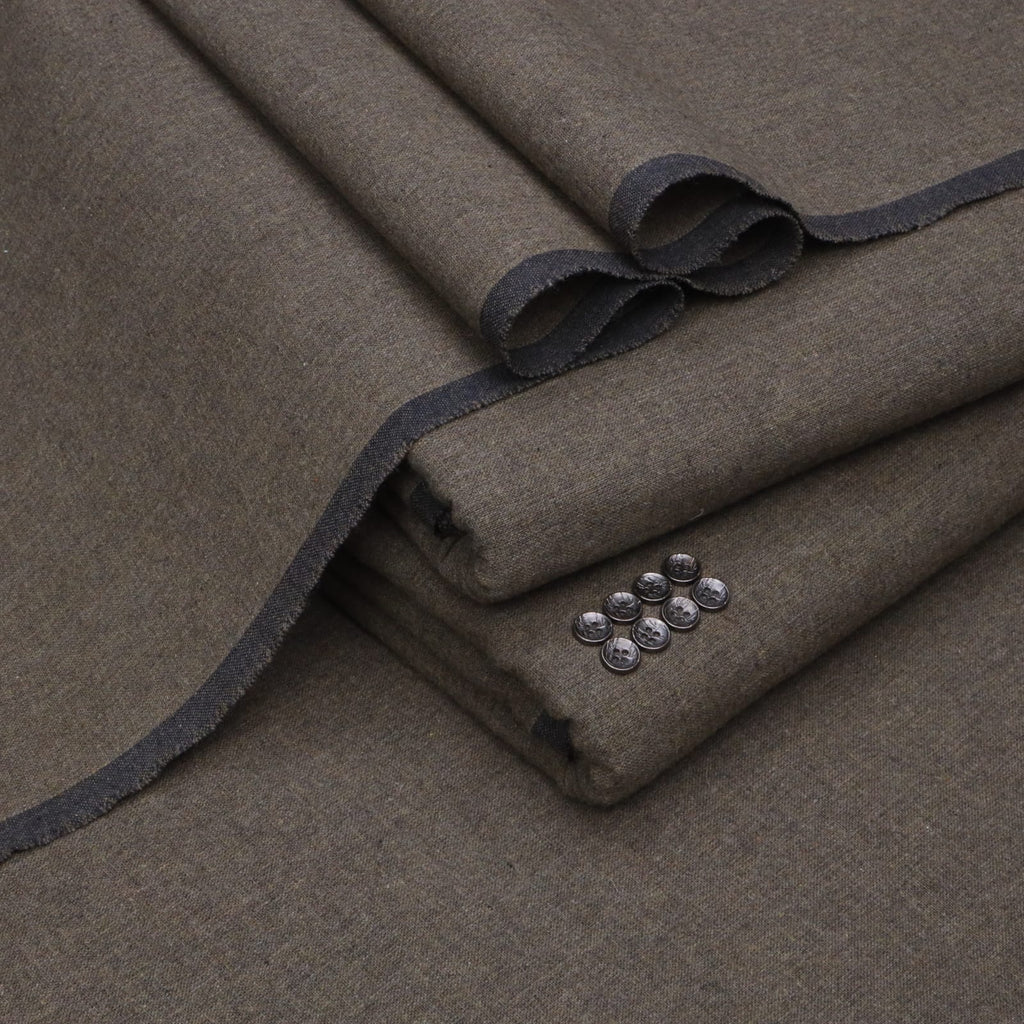 Walnut Brown Premium Khaddar | Men’s Unstitched Khaddar Suits