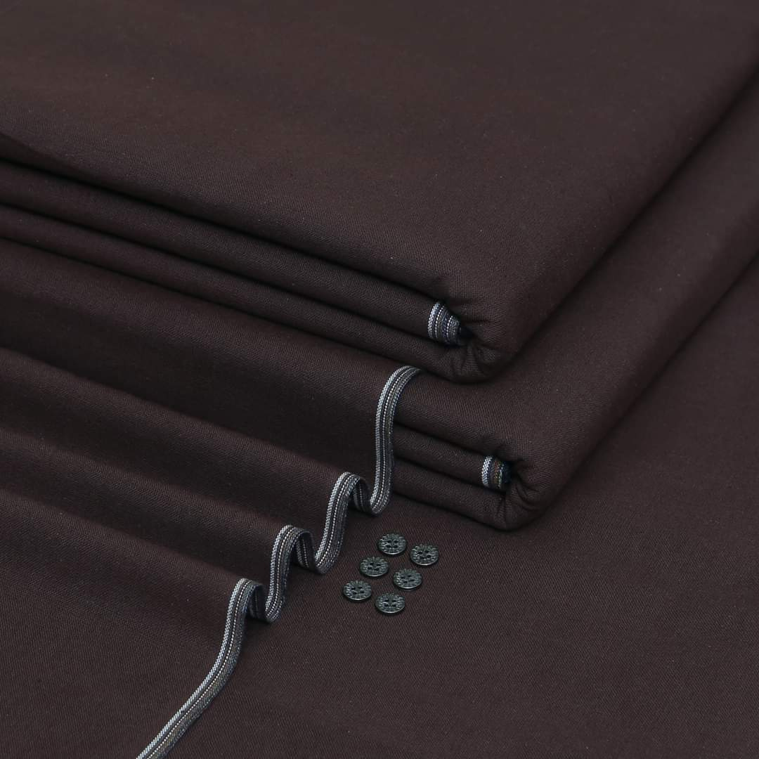 Dark Brown Loom Original | Men’s Unstitched Khaddar Suits