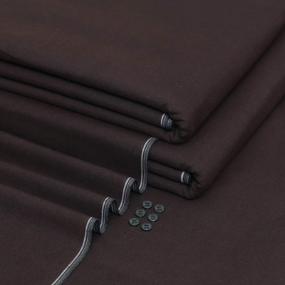 Dark Brown Loom Original | Men’s Unstitched Khaddar Suits