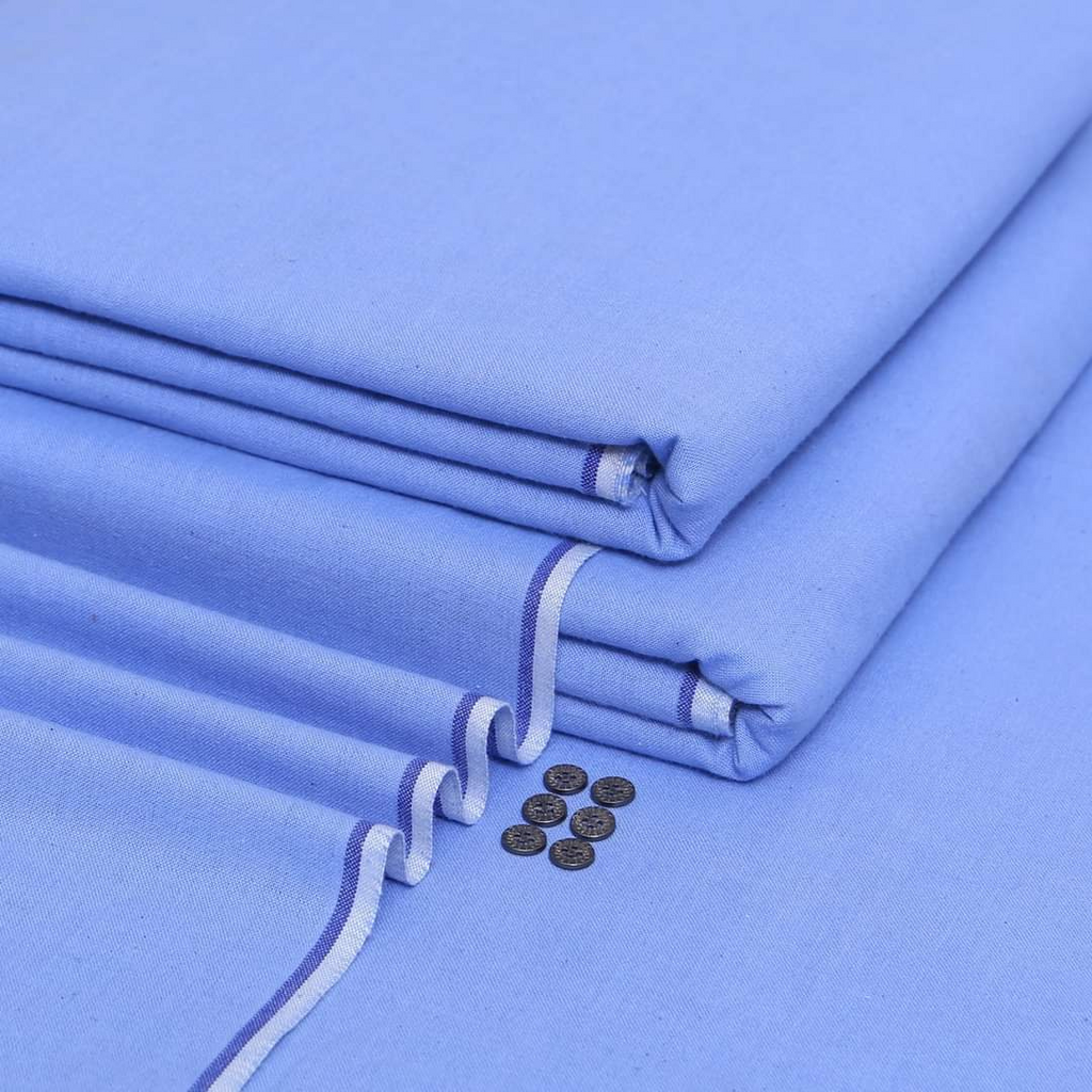 Sky Blue Goli Khaddar | Men’s Unstitched Khaddar Suits