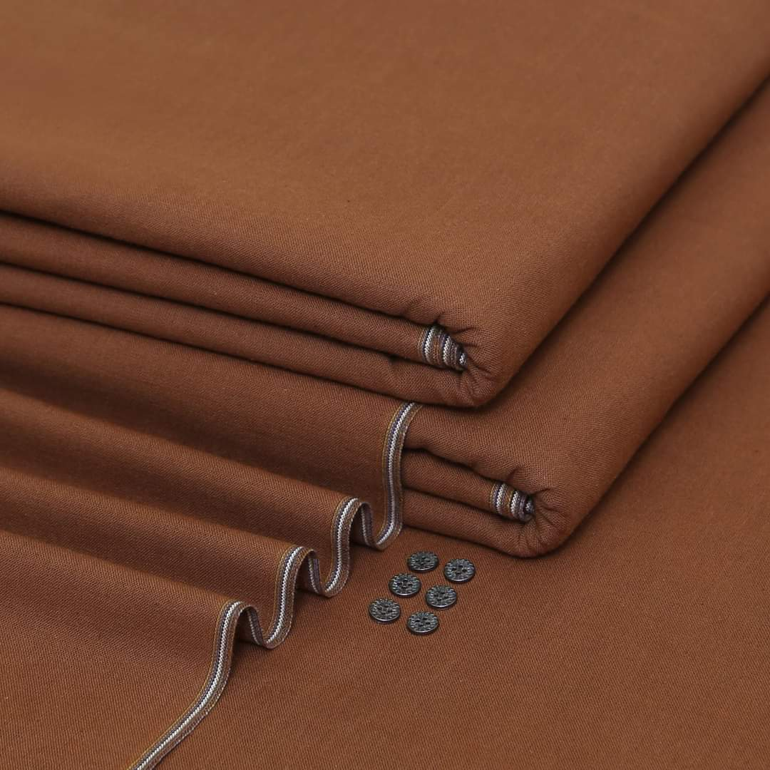 Medium Brown Loom Original | Men’s Unstitched Khaddar Suits