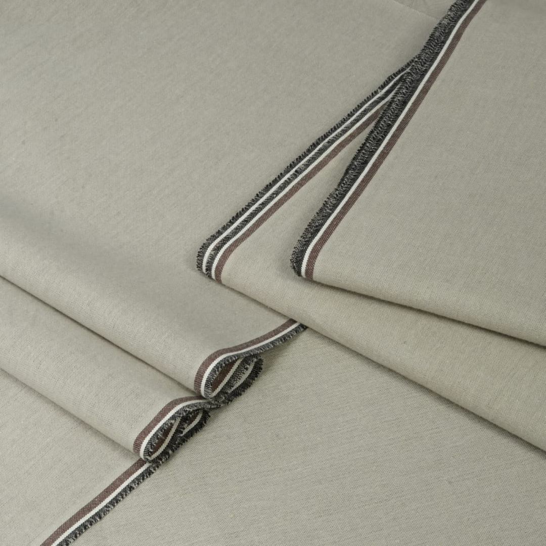 Taupe Gray Loom Original | Men’s Unstitched Khaddar Suits