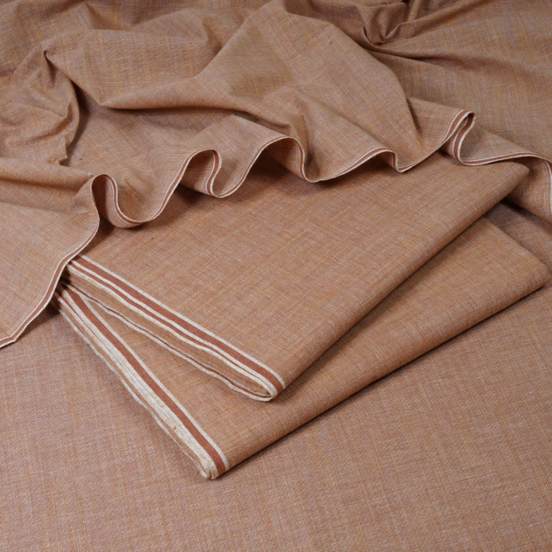 Cinnamon Brown Royal Designer | Men’s Unstitched Khaddar Suits