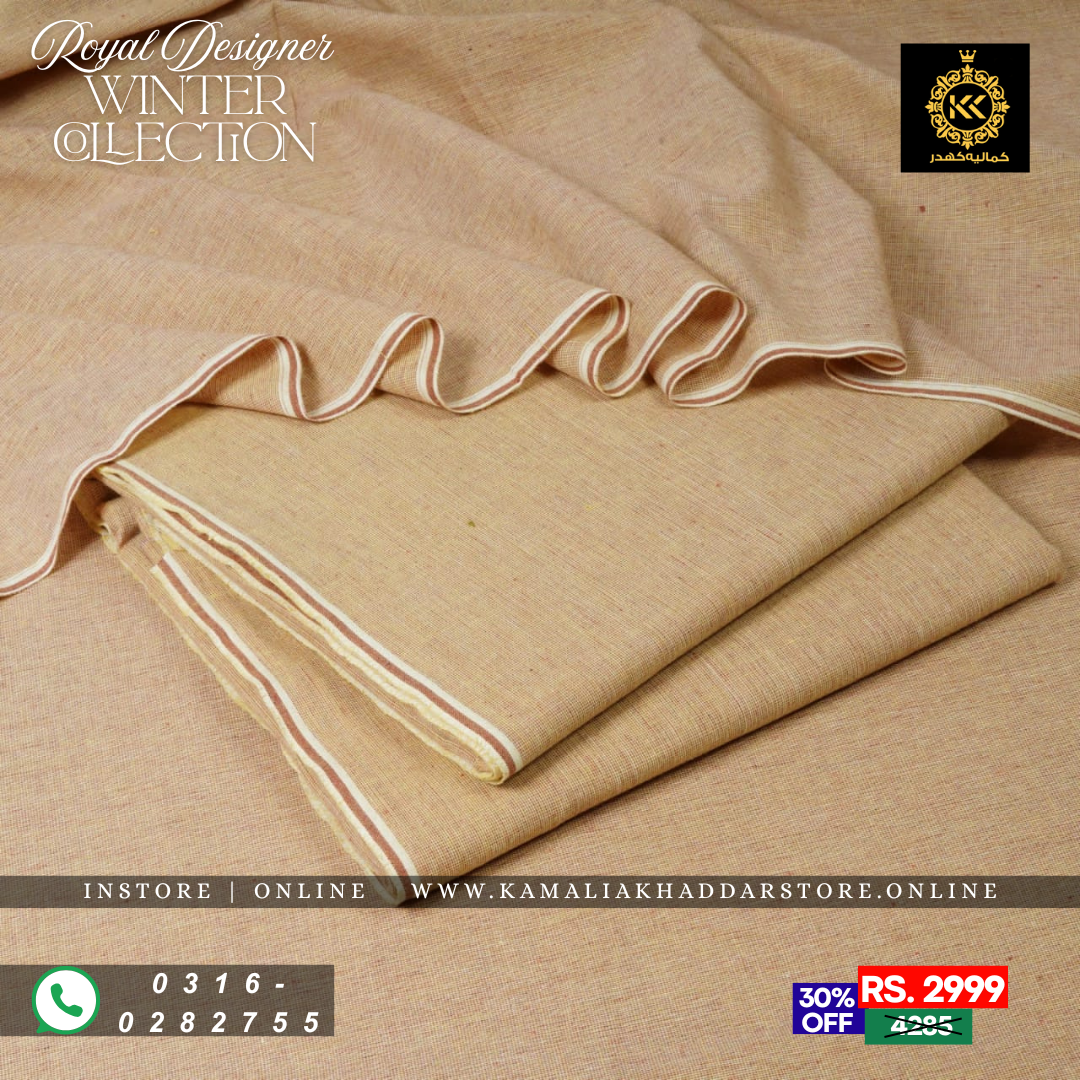Camel Classic Royal Designer | Men’s Unstitched Khaddar Suits