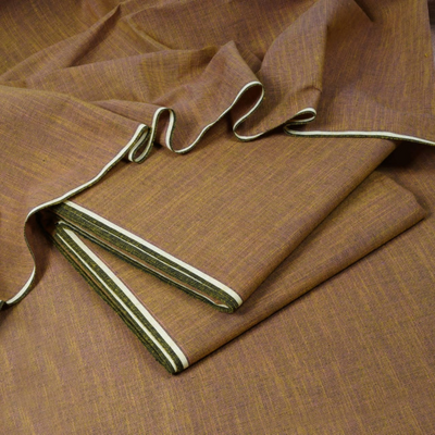 Rustic Brown Royal Designer | Men’s Unstitched Khaddar Suits