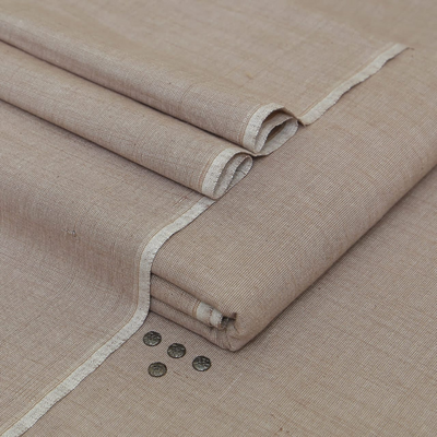 Beige Elegance Organic Safeeni | Men’s Unstitched Khaddar Suits