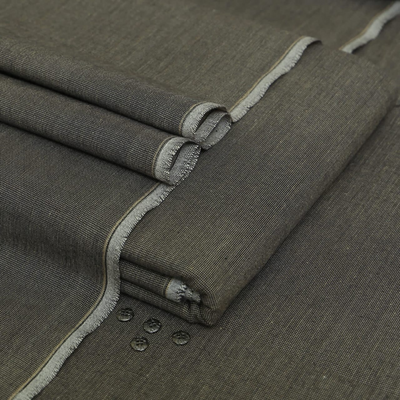 Gray Shade Organic Safeeni | Men’s Unstitched Khaddar Suits