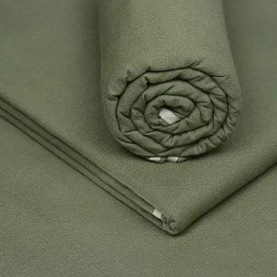 Clean Olive Double Goli | Men’s Unstitched Khaddar Suits