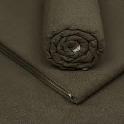 Khaki Double Goli | Men’s Unstitched Khaddar Suits