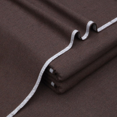 Brown - Diamond Khaddar | Men’s Unstitched Khaddar Suits