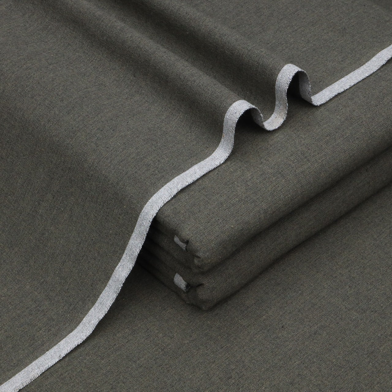 Deep Moss Green - Diamond Khaddar | Men’s Unstitched Khaddar Suits
