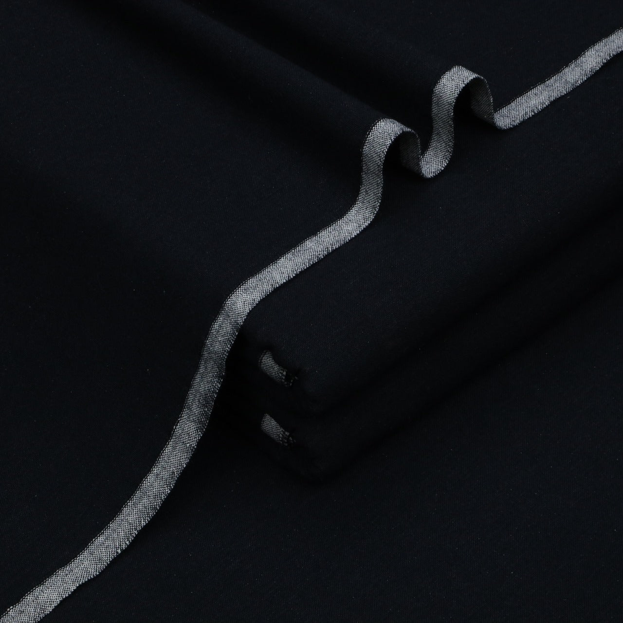 Deep Black - Diamond Khaddar | Men’s Unstitched Khaddar Suits