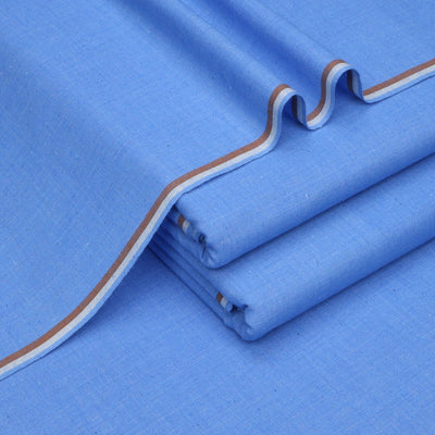 Sky Blue Classic Premium | Men’s Unstitched Khaddar Suits