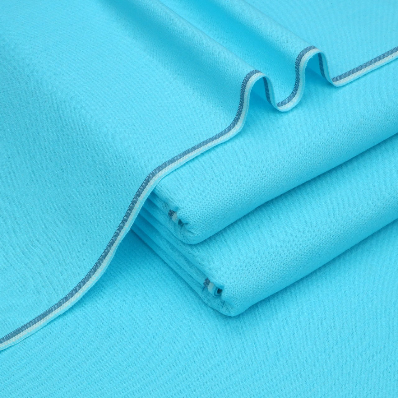 Aqua Blue Classic Premium | Men’s Unstitched Khaddar Suits