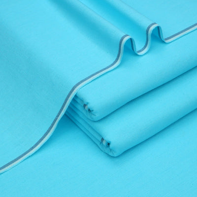 Aqua Blue Classic Premium | Men’s Unstitched Khaddar Suits