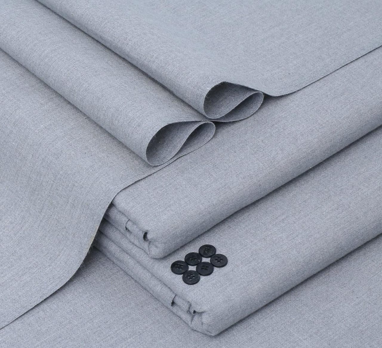 Silver Gray - Khaddi Khaddar | Men’s Unstitched Khaddar Suits