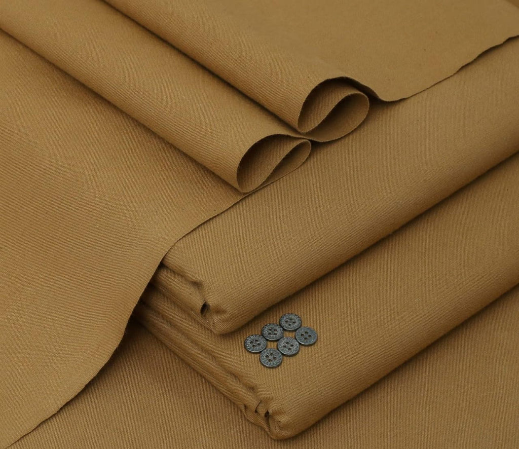 Camel Brown Loom Khaddar | Men’s Unstitched Khaddar Suits