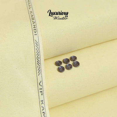 Cream Karandi Khaddar | Men’s Unstitched Khaddar Suits
