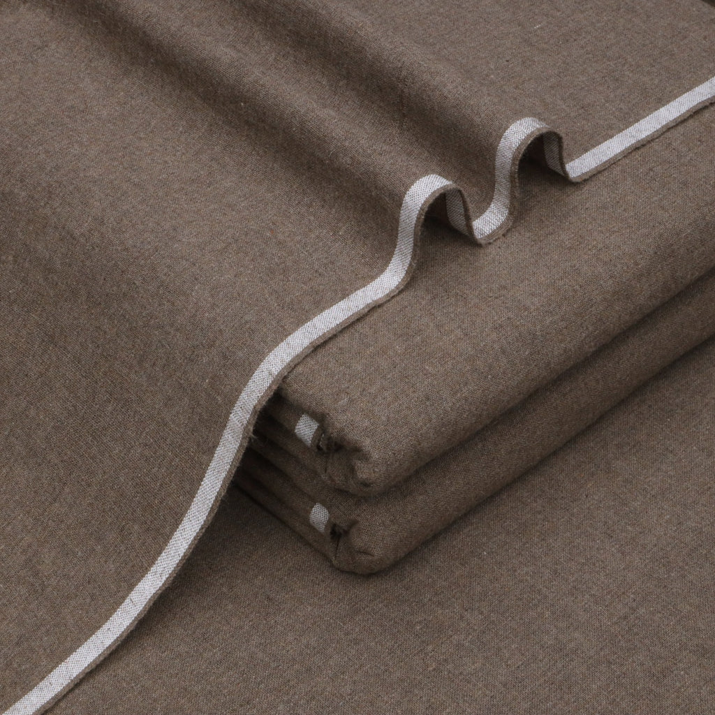 Khaki Brown - Diamond Khaddar | Men’s Unstitched Khaddar Suits