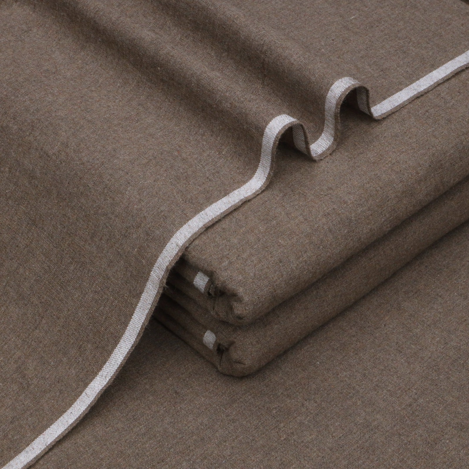 Khaki Brown - Diamond Khaddar | Men’s Unstitched Khaddar Suits