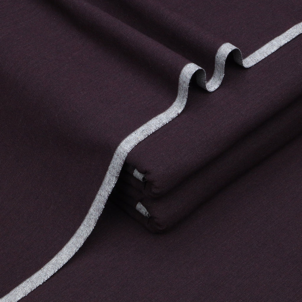 Dark Maroon - Diamond Khaddar | Men’s Unstitched Khaddar Suits
