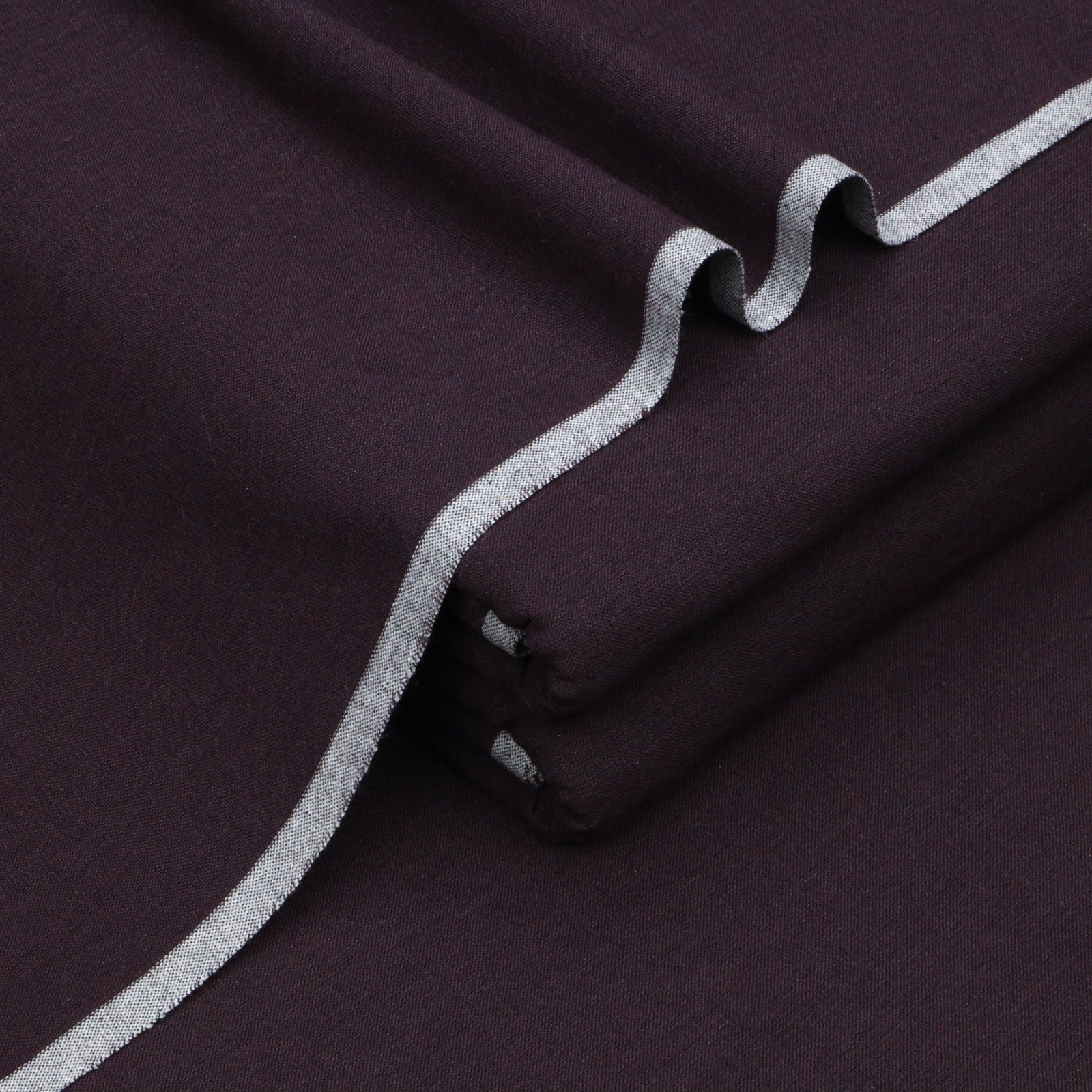 Dark Maroon - Diamond Khaddar | Men’s Unstitched Khaddar Suits